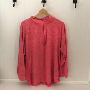 Pink long sleeved pullover